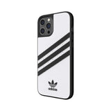 Adidas OR Moulded Case PU for iPhone 12 Pro Max - White/Black