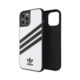 Adidas OR Moulded Case PU for iPhone 12 Pro Max - White/Black