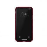 Adidas OR Molded PU Suede case for iPhone X / XS - burgundy