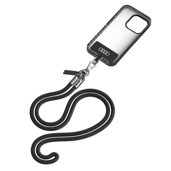 Audi Crossbody Leash Universal 120 cm x 6 mm - sort
