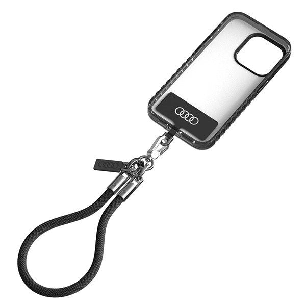 Audi Crossbody Lanyard Universal 28 cm x 8 mm - sort