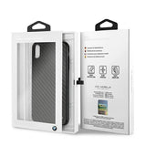BMW Siganture Carbon Case for iPhone Xs Max - Black