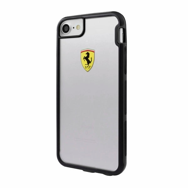 Ferrari Racing støddæmpende æske til iPhone 7 / 8 / SE 2020 / SE 2022 - Transparent