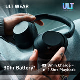 Sony WHULT900NH Headset Kabel & trådløs Opkald/musik Bluetooth Grøn
