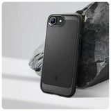 Spigen Rugged Armor MagSafe-fodral til iPhone 16e - sort