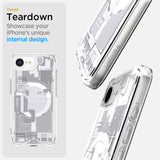 Spigen Ultra Hybrid MagSafe Case for iPhone 16e Zero One - White