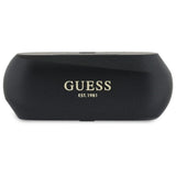Guess langstrakt metalsk trykt logo Bluetooth TWS hovedtelefoner + Docking Station - sort