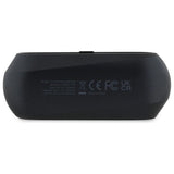 Guess langstrakt metalsk trykt logo Bluetooth TWS hovedtelefoner + Docking Station - sort