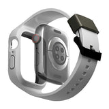 Uniq Monos 2 in 1 Set Strap + Case for Apple Watch 45 / 44 mm - Gray