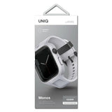 Uniq Monos 2 in 1 Set Strap + Case for Apple Watch 45 / 44 mm - Gray