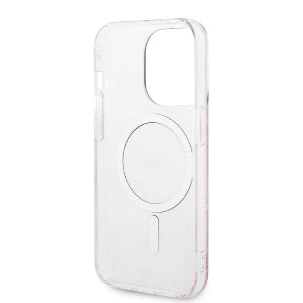 Guess MagSafe case + charger set for iPhone 14 Pro 6.1" - pink