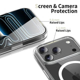Tech Protect Flexair Hybrid Cc Magsafe Iphone 17 Pro Clear