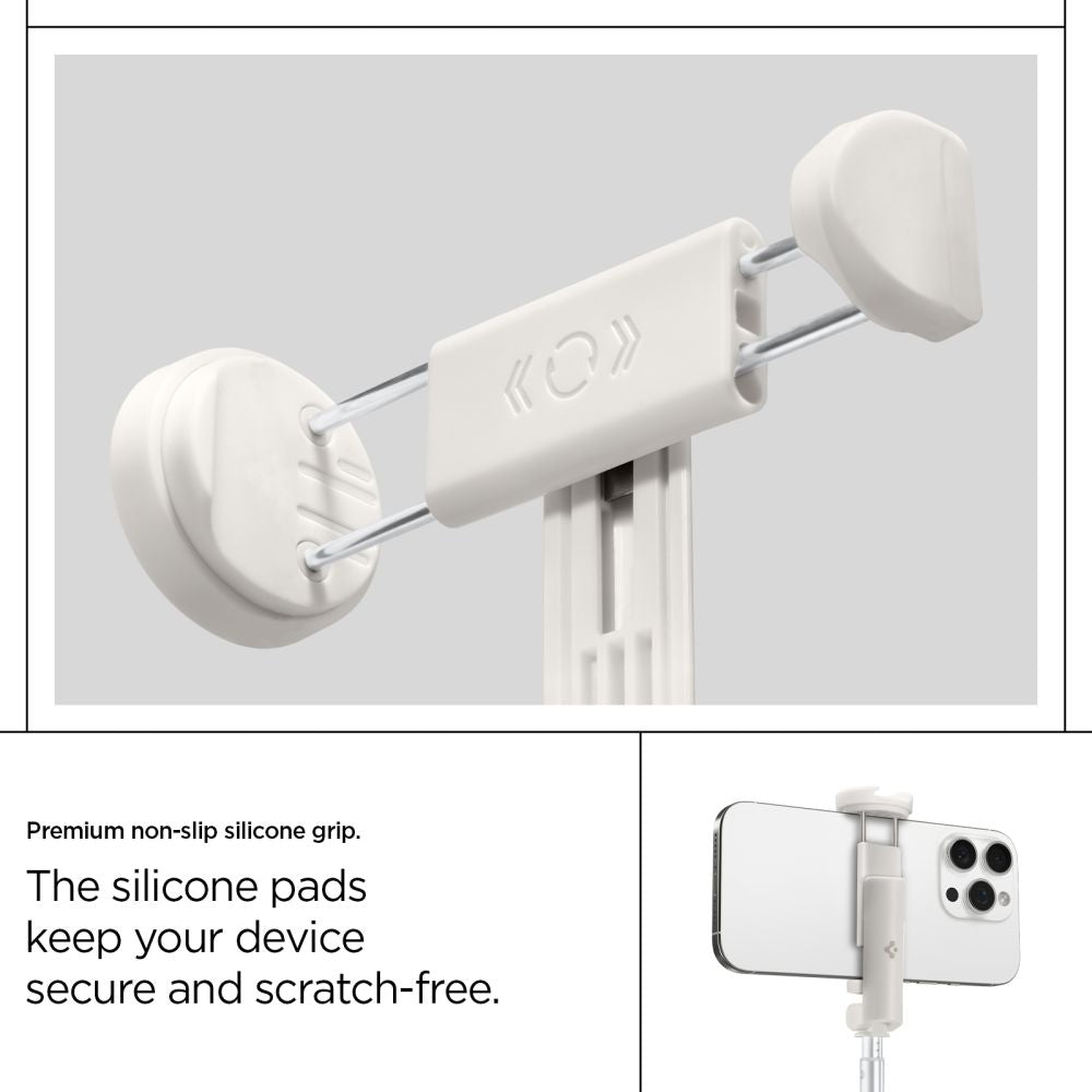 Spigen S541 W Bluetooth Selfie Stick Stativ Dune Beige