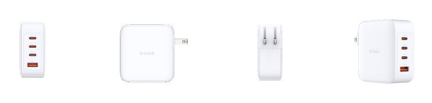 D-Link DCP-101/E oplader til mobil enhed Universel Hvid Vekselstrøm Hurtig opladning Indendørs