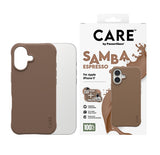 PanzerGlass CARE by ® Fashionable Case Samba Espresso m. MagSafe iPhone 17