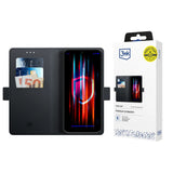 3mk Wallet Case til Samsung Galaxy S25 Edge - sort