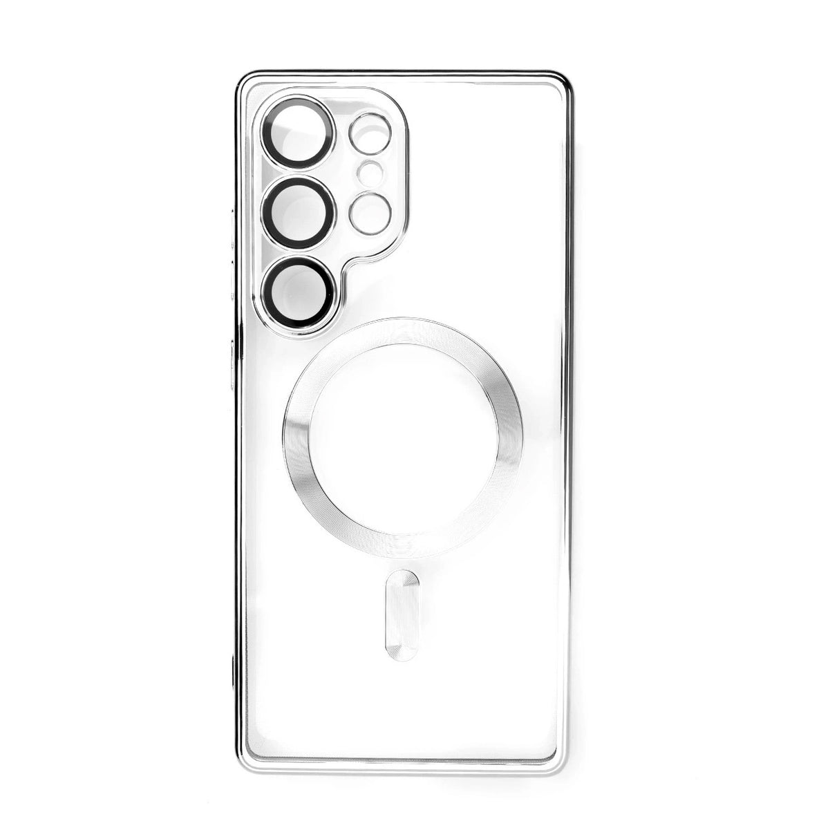 Elektroplateret Case med MagSafe galvaniseret til iPhone 16e - sølv