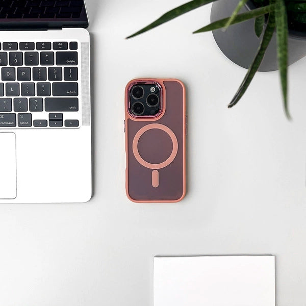 Glitter Case med MagSafe til Samsung Galaxy S25 Edge - Pink