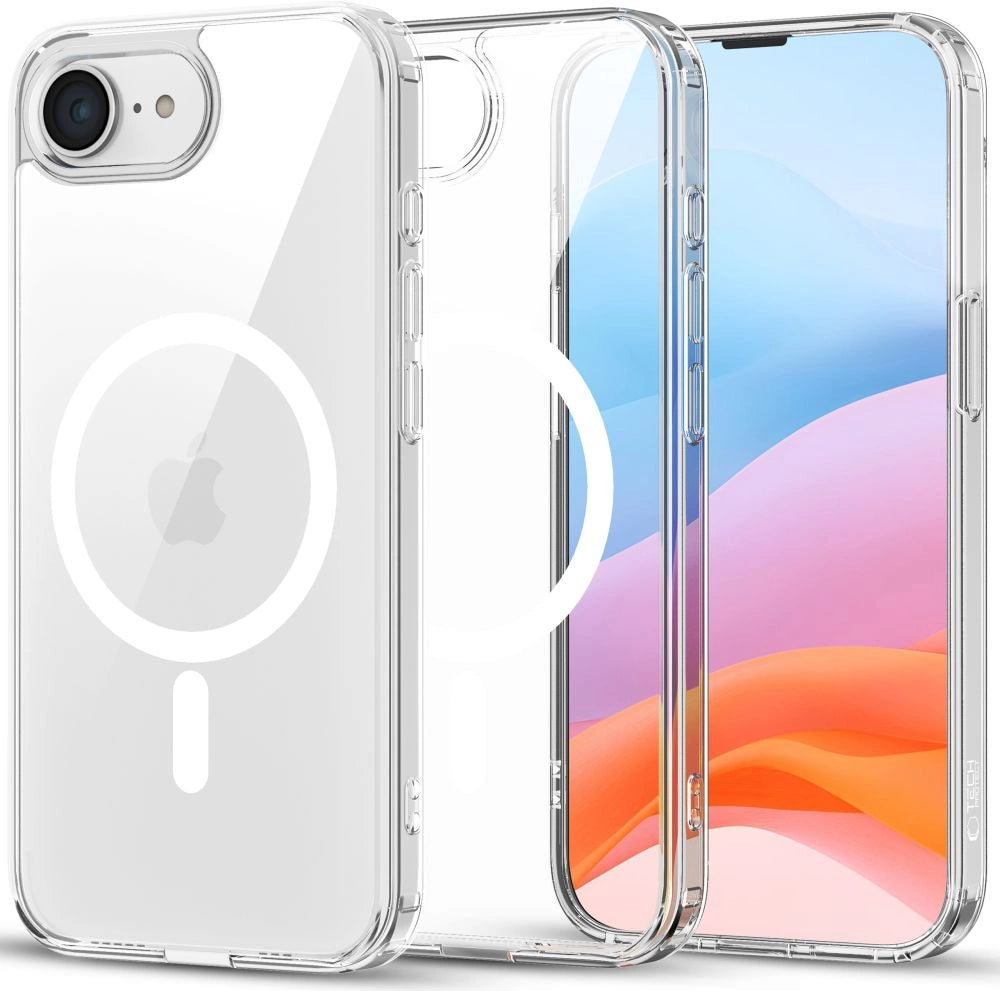 Tech-Protect FlexAir Hybrid MagSafe iPhone 16e Case - Clear