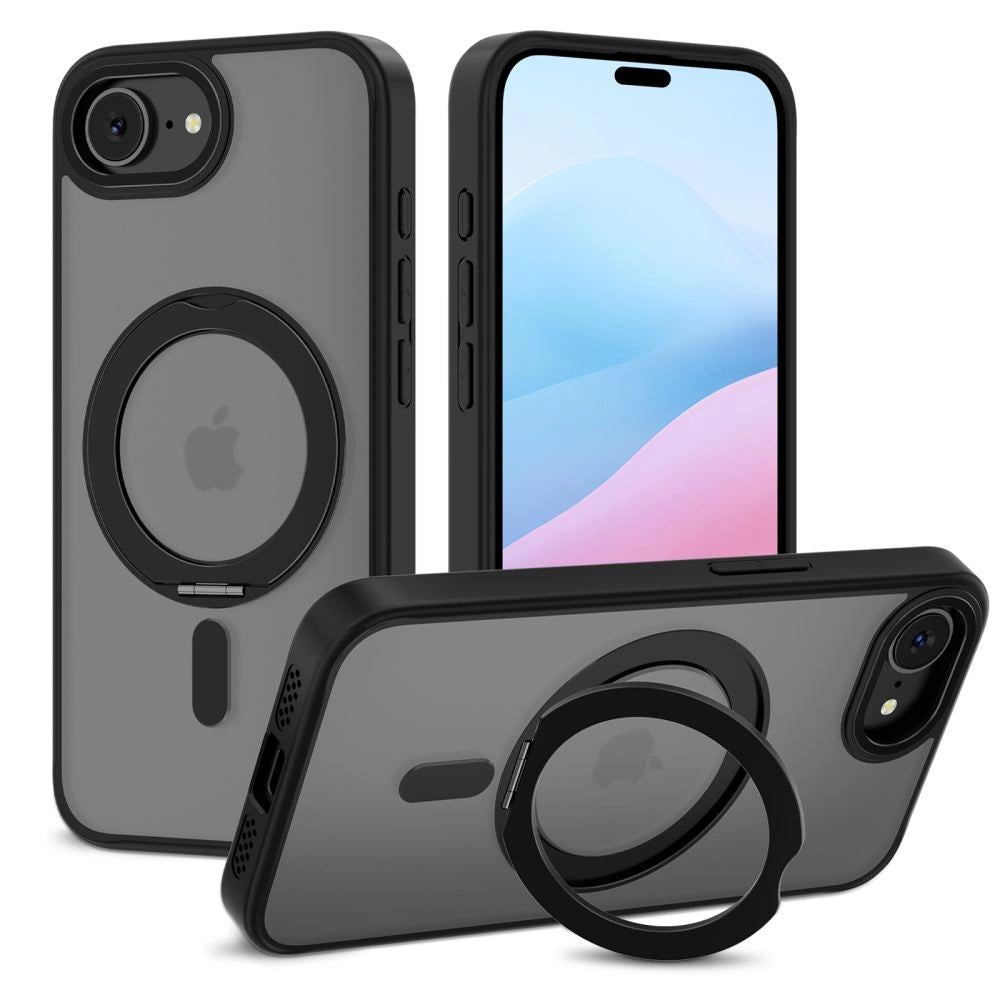 Tech-Protect MagRing MagSafe-hylster til iPhone 16e - matt sort