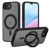 Tech-Protect MagRing MagSafe case for iPhone 16e - matte black