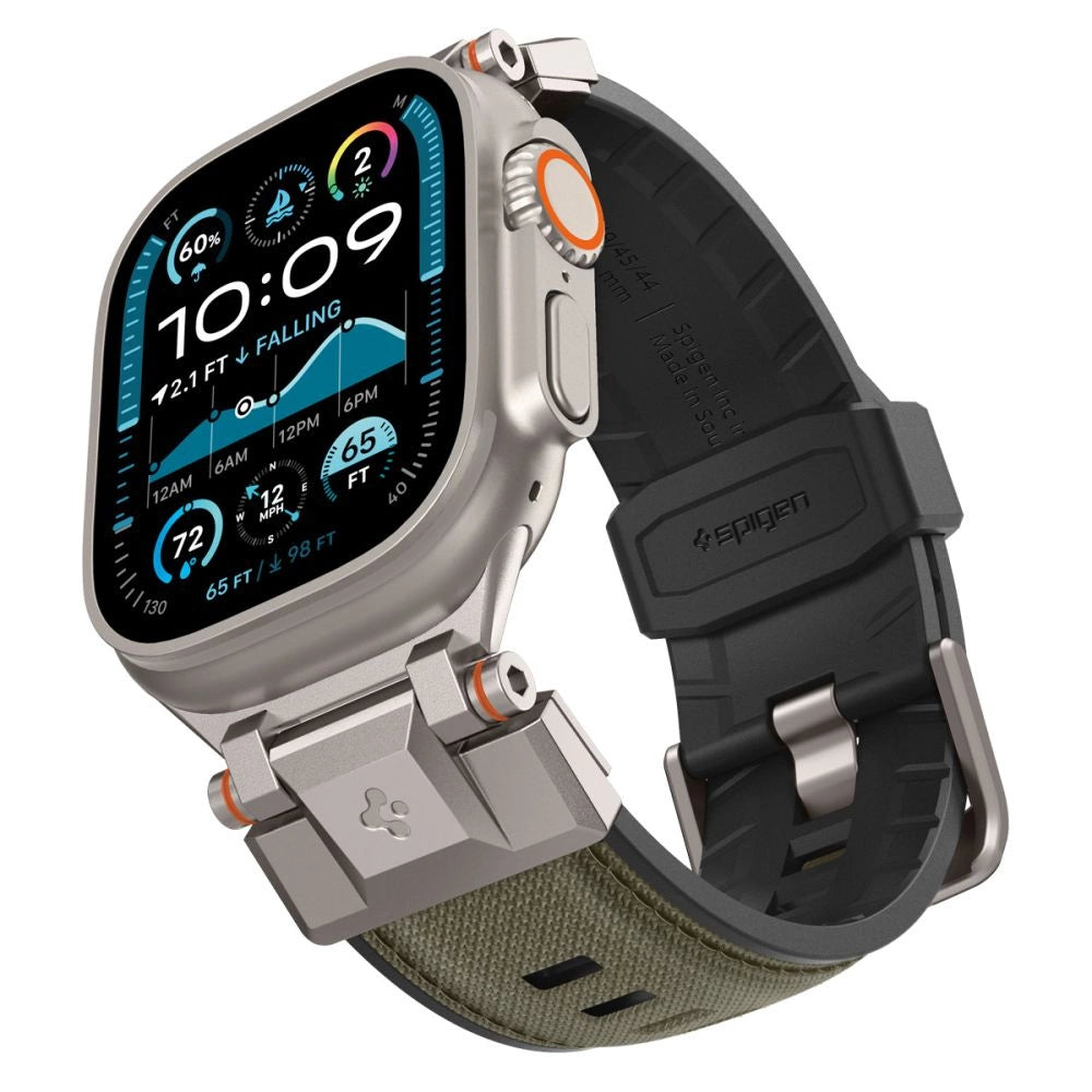 Spigen DuraPro Armor Strap til Apple Watch 44 / 45 / 46 / 49 mm - Grøn