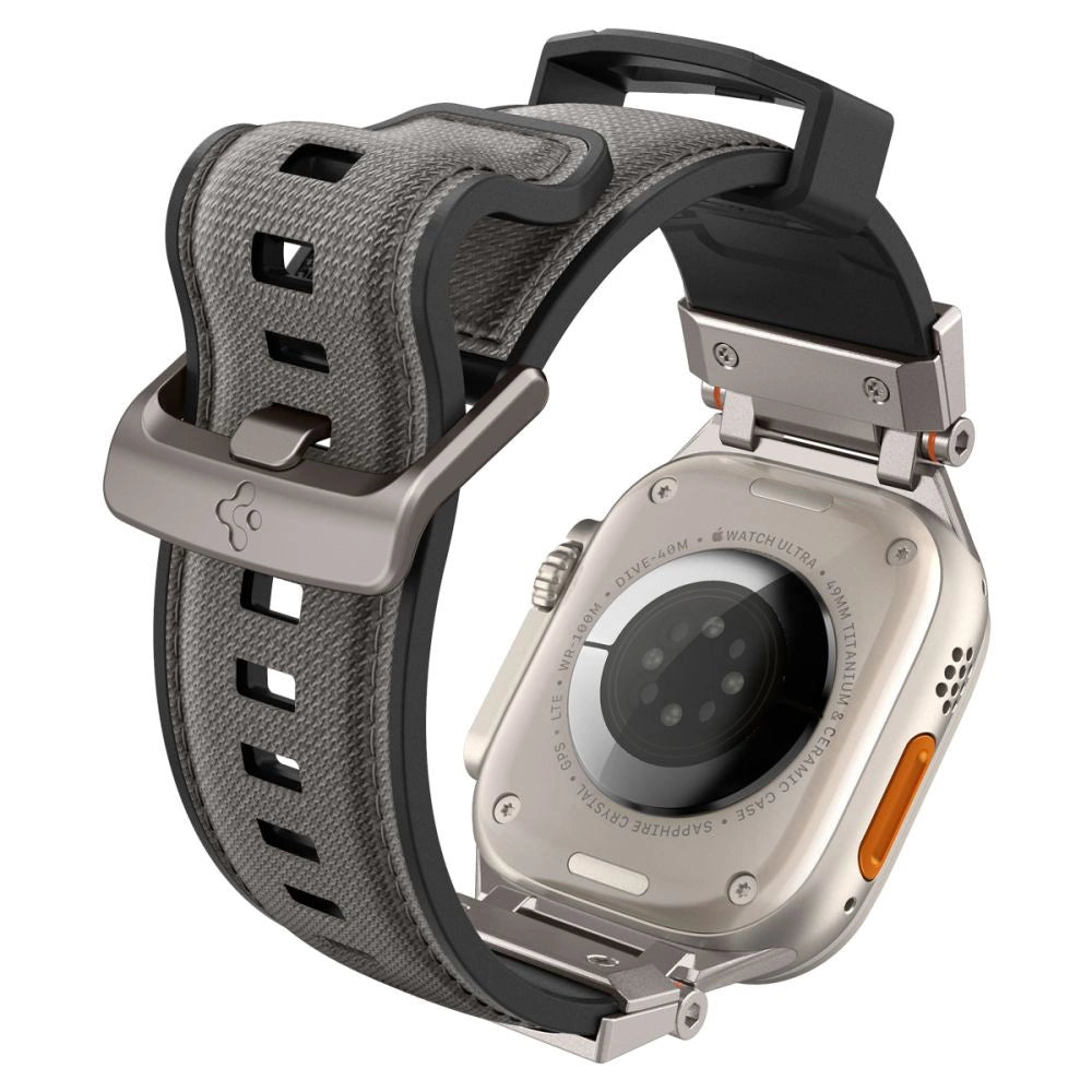 Spigen DuraPro Armor Strap til Apple Watch 44 / 45 / 46 / 49 mm - Grå