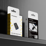 Wozinsky W10GY1S USB-C - USB-A 3.2 10Gb/s Adapter - sort