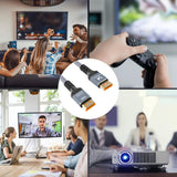 Wozinsky WPS-16AYL2S DisplayPort 2.1 Kabel VESA Certificeret 80 Gb/s 16K@60Hz 8K@120Hz 4K@240Hz HDR HDCP DSC 2m - Sort