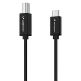 Wozinsky WKDDY2S USB-B - USB-C Kabel 2m - sort