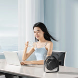 Rtako WD0Y6S Dual Impeller Mini Fan 3600mAh - sort