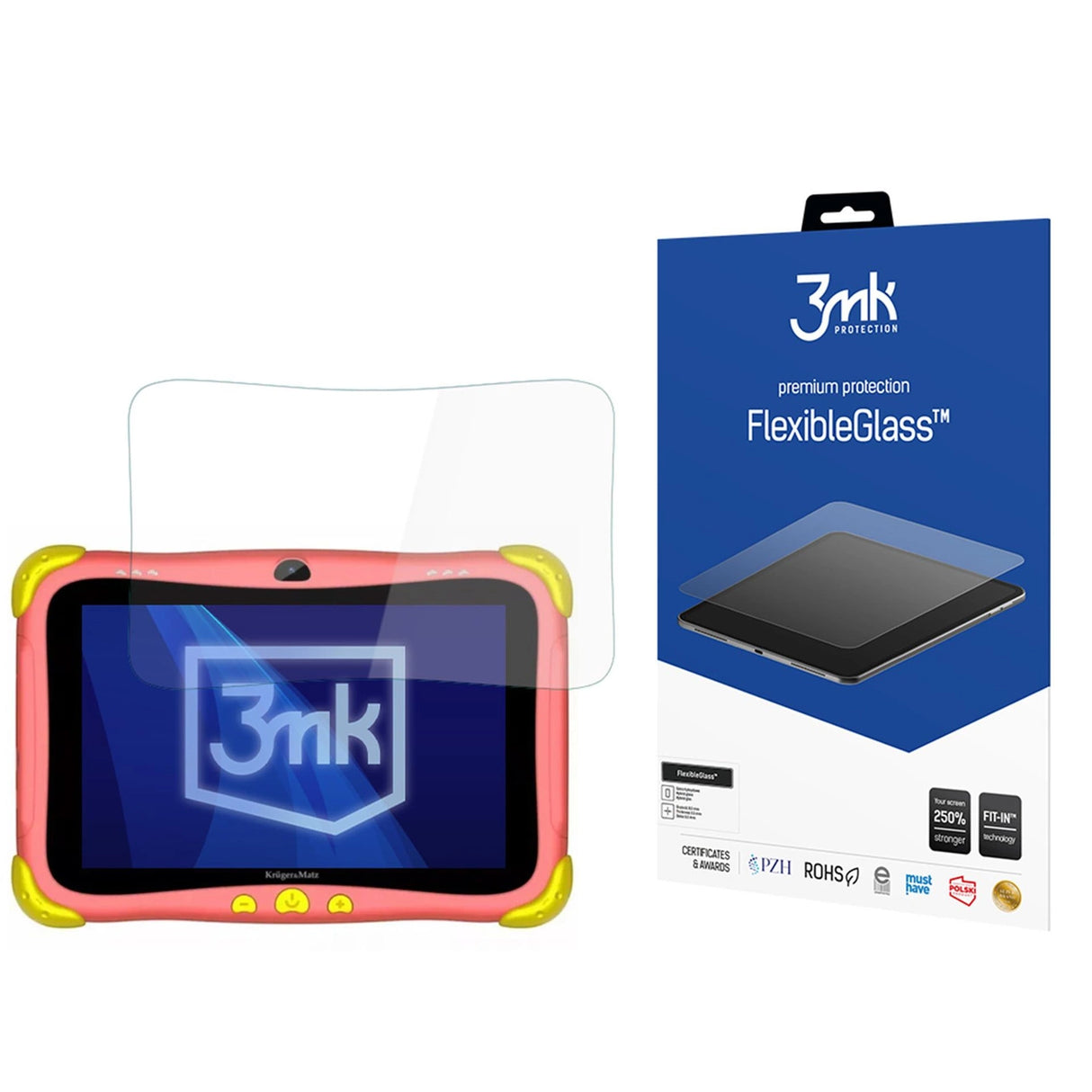 Hybridglas 3mk FlexibleGlass på Kruger&Matz FUN 808