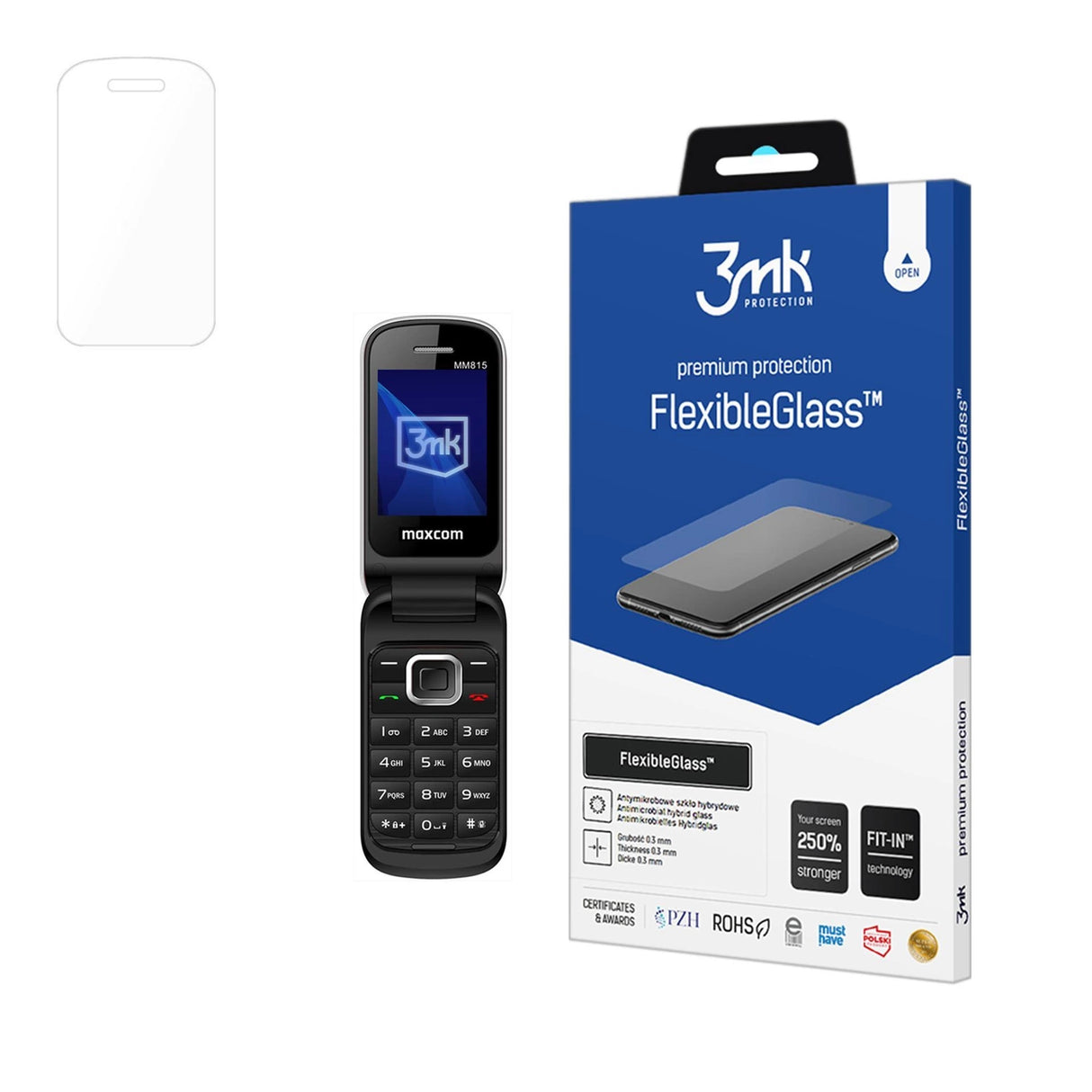 Hybridglas 3mk FlexibleGlass på Maxcom Comfort MM815