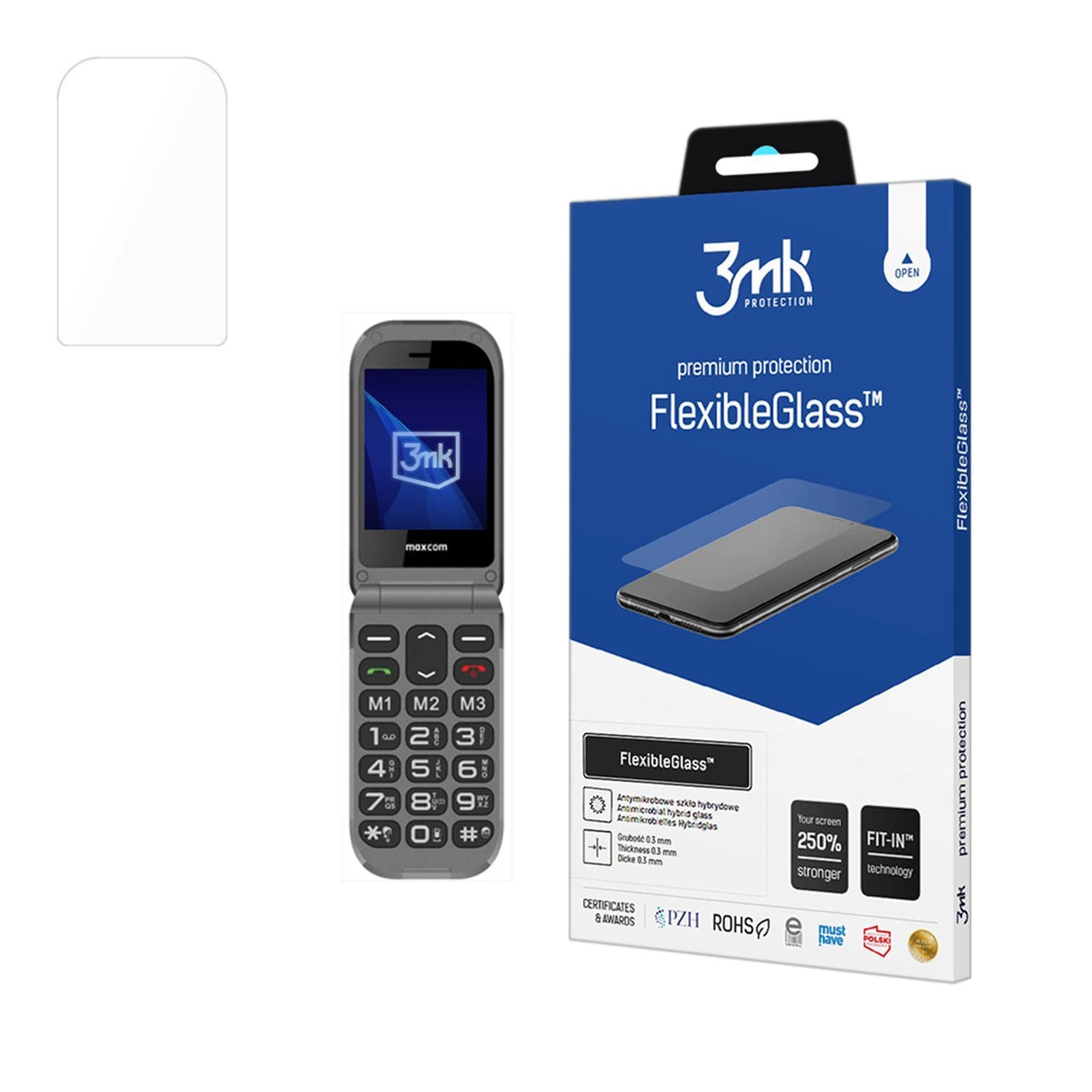 Hybridglas 3mk FlexibleGlass på Maxcom Comfort MM827