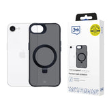 3mk Smoke Case Mag&Stand til Apple iPhone 16E - sort