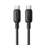 Baseusky Silky Series 100W USB-C - USB-C 1m Kabel - sort