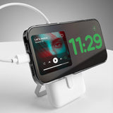 Puro 10000mAh MagSafe Wireless Power Bank med Aluminium Stativ - Hvid