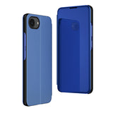 Clear View Case til iPhone 16e / 17e Flip Cover - Blå