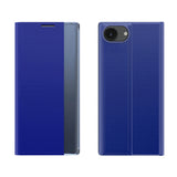 New Sleep Case iPhone 16e Flip Cover with Stand - Blue