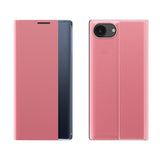 Nye Sleep Case med flap og stand til iPhone 16e / 17e - pink