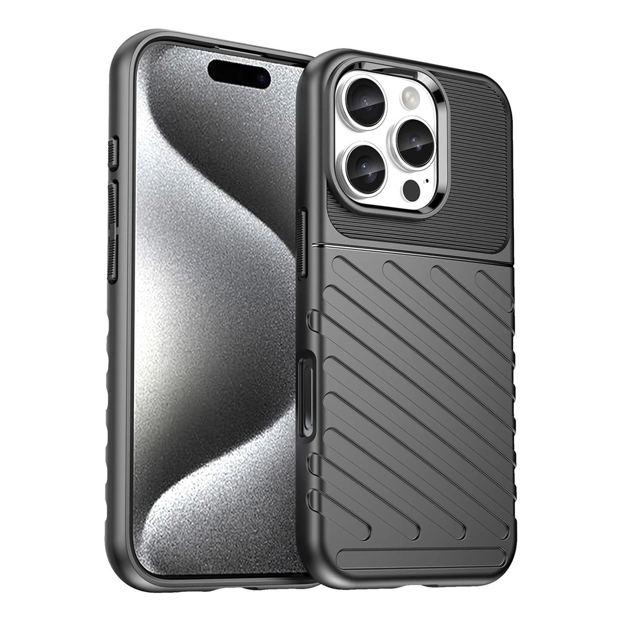 Thunder Case til iPhone 16e - sort