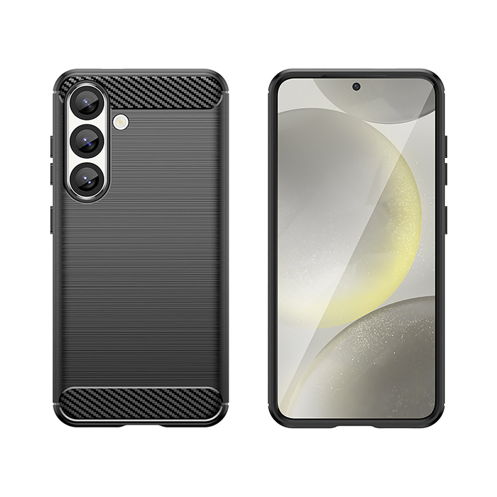 Carbon Case til Samsung Galaxy S25 Edge - sort
