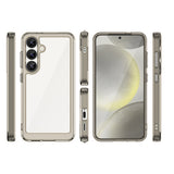 Outer Space Case til Samsung Galaxy S25 Edge Fleksibelt rammeomslag - gennemskinneligt, sort