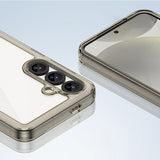 Outer Space Case til Samsung Galaxy S25 Edge Fleksibelt rammeomslag - gennemskinneligt, sort