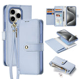 Dux Ducis Lawa Leather Case for iPhone 15 Pro - Blue