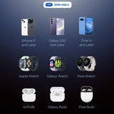 Spigen Essential EE201EU USB-C 20W Wall Charger - sort