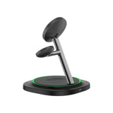 Tech-Protect QI15W-A46 3in1 Magnetisk MagSafe induktiv oplader - sort