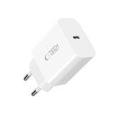 Tech-Protect NC20W PD20W USB-C vægoplader med USB-C kabel - hvid
