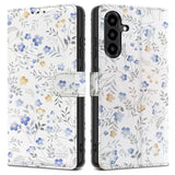 Tech-Protect Wallet Case for Samsung Galaxy A56 5G - White Daisies