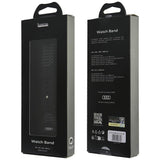 Audi Geometric Pattern Silicone Watch Strap til Apple Watch 44 / 45 / 46 / 49 mm - sort